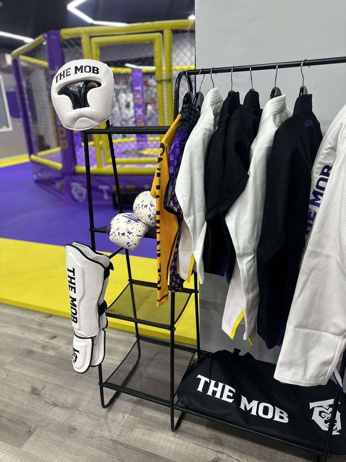 The MOB Gym competition cage